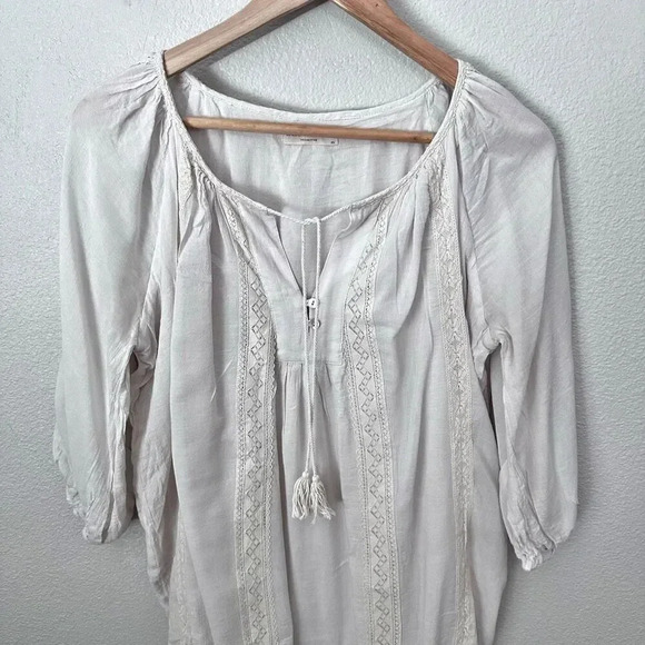 Host Pick SPELL & THE GYPSY COLLECTIVE | Cinder Oversized Cream Tunic Dress | XS - Picture 5 of 10